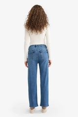 Comfort Straight High Waist Straight Leg Jeans