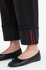 Relax Fit High Waist Straight Leg Jeans