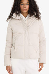 Regular Fit Hooded Zip-Up Puffer Jacket