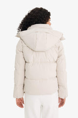 Regular Fit Hooded Zip-Up Puffer Jacket