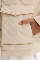 Regular Fit Polo Collar Fleece Lined Jacket