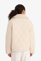 Regular Fit Polo Collar Fleece Lined Jacket