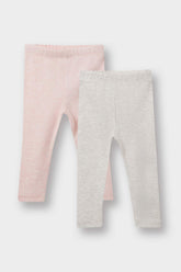 Baby Girl Ribbed Camisole 2-Pack Tights