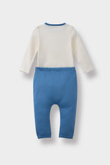 Baby Boy 2-Piece Set Safari Printed Long Sleeve T-Shirt and Sweatpants