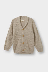 Baby Boy Buttoned Knit Cardigan
