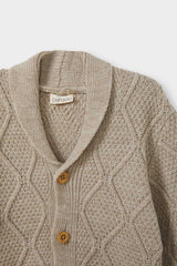 Baby Boy Buttoned Knit Cardigan
