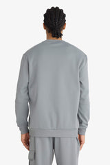Standard Fit Crew Neck Athletic Sweatshirt