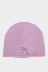 Girl's Printed Cotton Beret