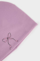 Girl's Printed Cotton Beret