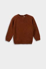 Baby Boy Crew Neck Knit Sweater