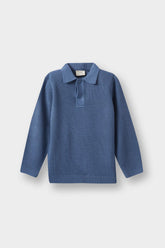 Baby Boy Polo Neck Knit Sweater