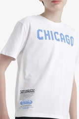 Boys 2-Piece Set Printed Short Sleeve T-Shirt and Sweatpants
