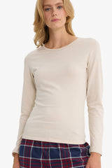 Basic Plain Long Sleeve Top