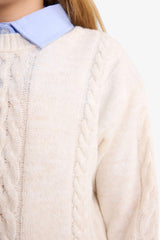 Girls Crew Neck Knitted Sweater