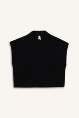 Girl's Oversize Wide Pattern V-Neck Knitted Sweater