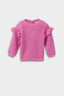 Baby Girl Crew Neck Knit Sweater