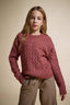 Girls Crew Neck Knitted Sweater