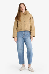 Waterproof Regular Fit Hooded Cotton Jacket