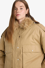 Waterproof Regular Fit Hooded Cotton Jacket