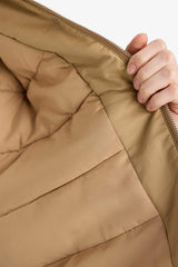 Waterproof Regular Fit Hooded Cotton Jacket