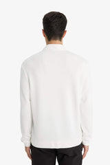 Regular Fit Stand Collar Half Zipper Sweatshirt