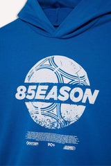 Boys Hooded Printed Sweatshirt