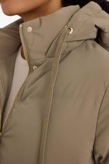 Regular Fit Hooded Zip-Up Parka