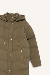 Regular Fit Hooded Zip-Up Parka