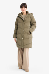 Regular Fit Hooded Zip-Up Parka