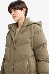 Regular Fit Hooded Zip-Up Parka