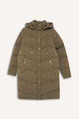 Regular Fit Hooded Zip-Up Parka