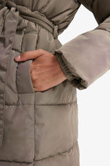 Regular Fit Waterproof Parka Jacket with Hood