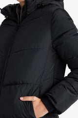 Waterproof Regular Fit Parka with Hood