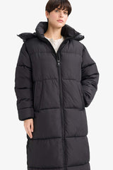 Waterproof parka with relaxed fit and hood