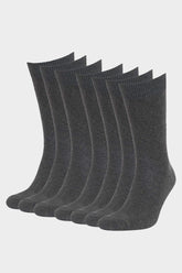 Man 7 Pcs Cotton Long Socks