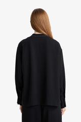 Relax Fit Crepe Long Sleeve Tunic