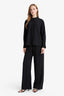 Wide Leg Wide Leg Crepe Trousers