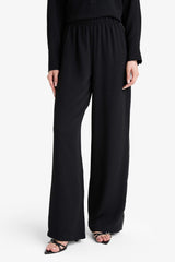 Wide Leg Wide Leg Crepe Trousers