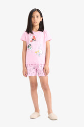 2 Piece Regular Fit Powerpuff Girls Licensed Knitted Pyjamas