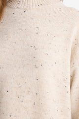 Loose Fit Crew Neck Knit Tunic