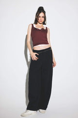 Cool Barrel Fit Wide Leg Sweatpants with Tie Waist
