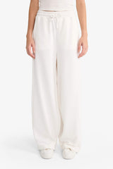 Cool Barrel Fit Wide Leg Sweatpants with Tie Waist