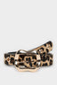 Women's Leopard Print Faux Leather Casual Belt