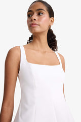 Fitted Square Neck Strappy Blouse