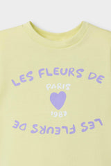 Baby Girl Crew Neck Printed Short Sleeve T-Shirt