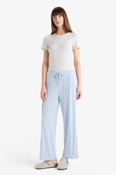 Regular Fit Pajama Bottoms with Elastic Waistband