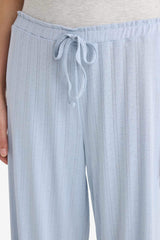 Regular Fit Pajama Bottoms with Elastic Waistband