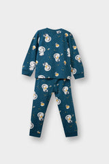 Baby Boy Snoopy Pajama Set Long Sleeve Combed Cotton Top Long Bottoms