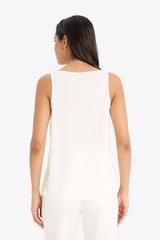 Regular Fit Basic Plain Round Neck Basic Plain Tank Top