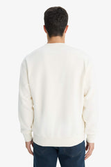 Relax Fit Crew Neck Fleece Sweatshirt